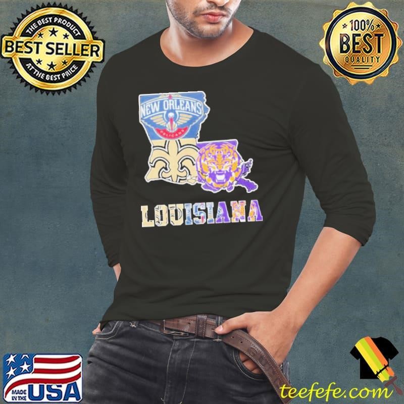 Louisiana Sports Teams Logo 2024 Shirt