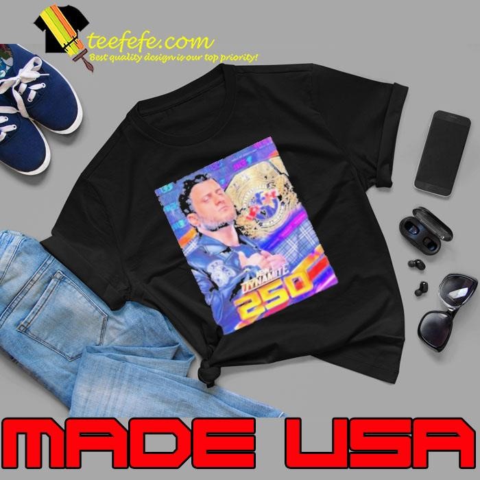 Maxwell Jacob Friedman And New AEW 250 International Champion Shirt