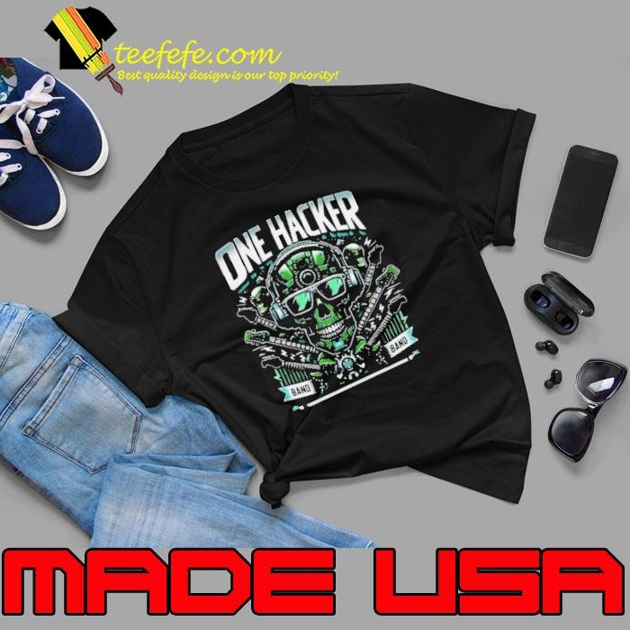 Metal One Hacker Band Logo shirt