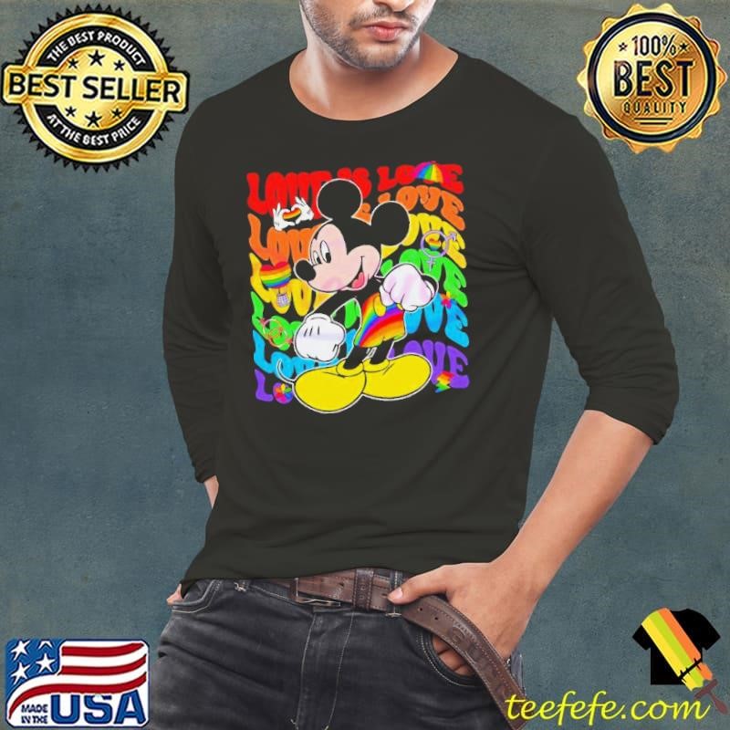 Mickey Mouse Love Is Love Lgbt Pride 2024 Shirt