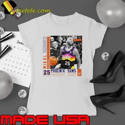 Mikal bridges American professional basketball player NY Knicks NBA T-Shirt