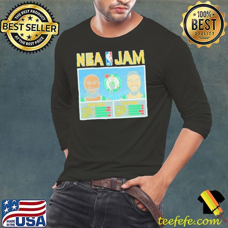 NBA Jam Jaylen Brown Jayson Tatum Boston Celtics shirt