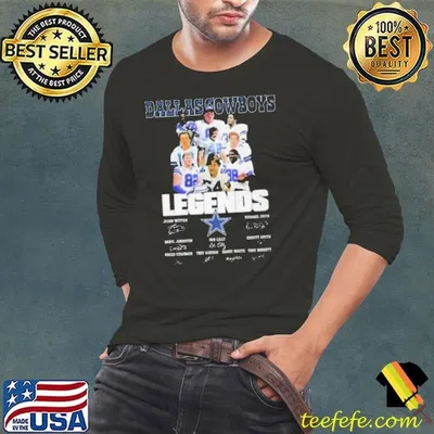 NFL Dallas Cowboys American Football Team Legends Signatures shirt
