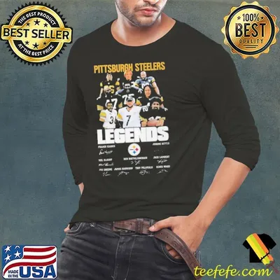 NFL Pittsburgh Steelers American Football Team Legends Signatures Shirt