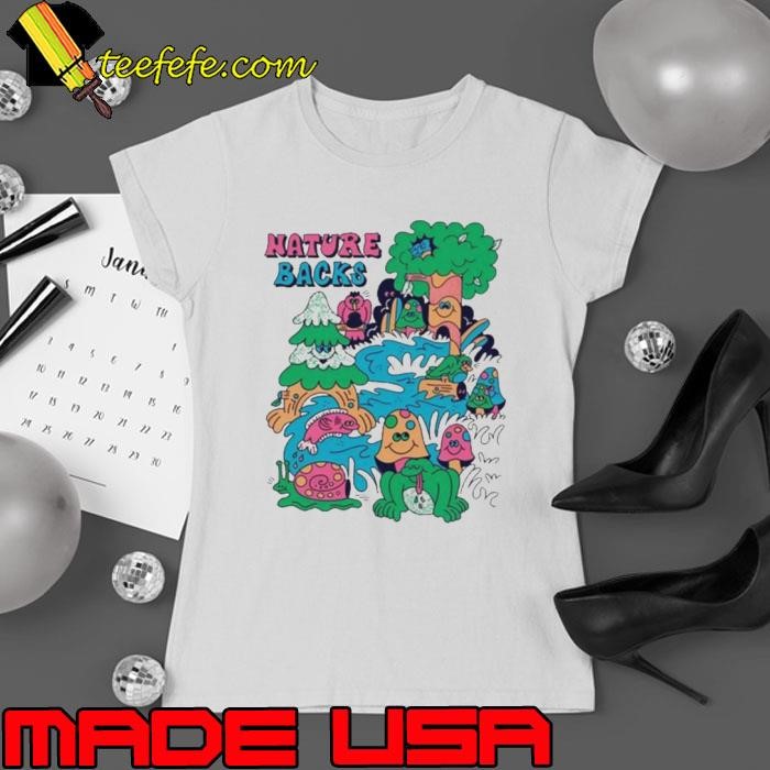 Nature Backs Funky Forest Ladies tee