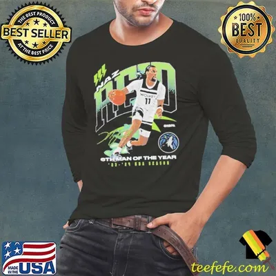 Naz Reid Minnesota Timberwolves 2024 NBA 6th Man Award shirt