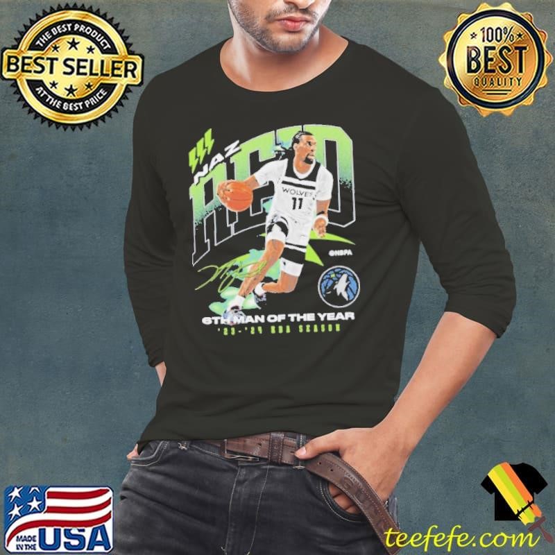 Naz Reid Minnesota Timberwolves 2024 NBA 6th Man Award shirt