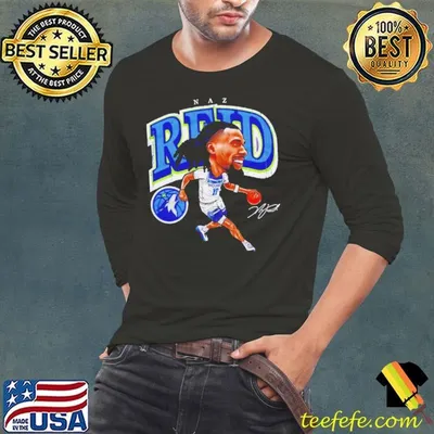 Naz Reid Minnesota Timberwolves cartoon signature shirt
