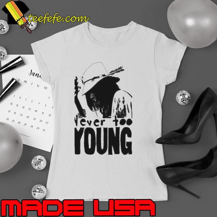 Neil Young Crazy Horse Never Too Young Ladies tee