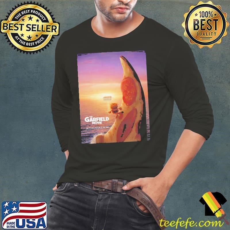 New Moana 2 Themed Poster For The Garfield Movie 2024 Long Sleeve Tee
