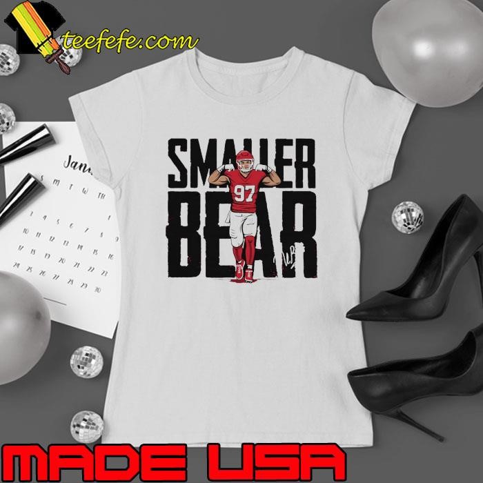 Nick Bosa American football defensive endSan Francisco 49ers Smaller Bear Ladies tee