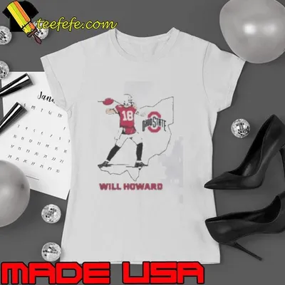 OHIO STATE FOOTBALL WILL HOWARD STATE STAR Shirt