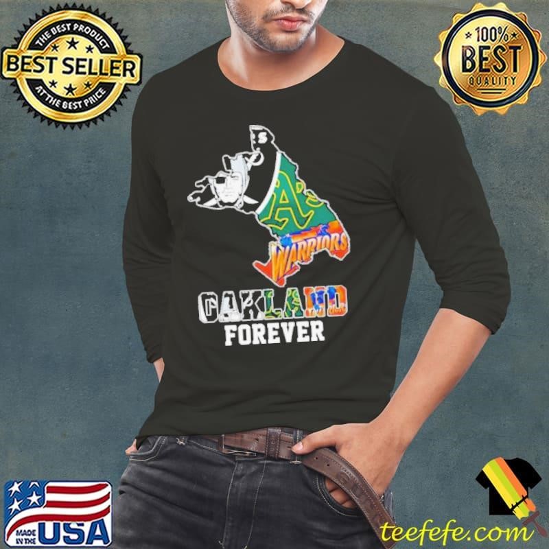 Oakland Map Sports Teams Logo Forever Long Sleeve Tee