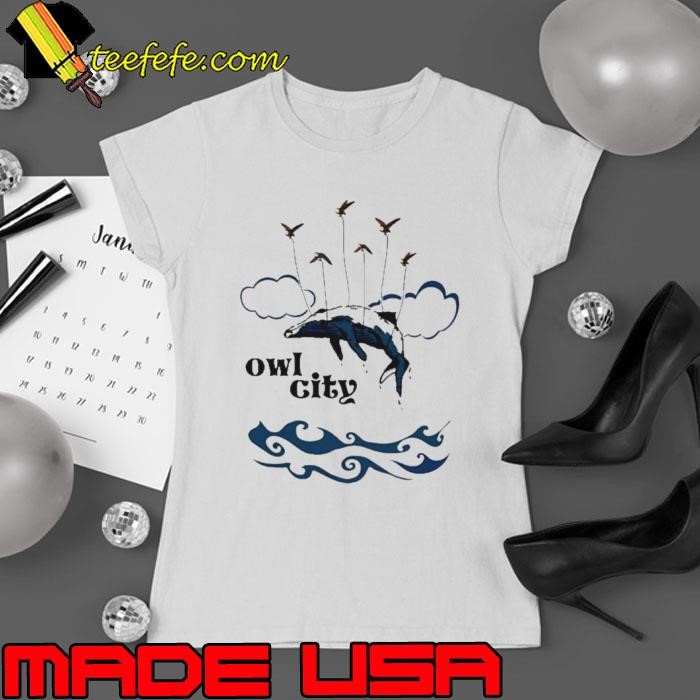 Owl City Flying Whale shirt