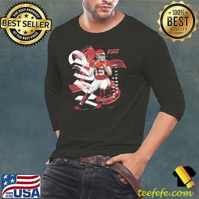 Patrick Mahomes II Kansas City MVP Brush American football quarterback T-Shirt