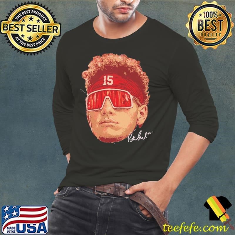 Patrick Mahomes Kansas City Sunglasses American football quarterback Long Sleeve Tee