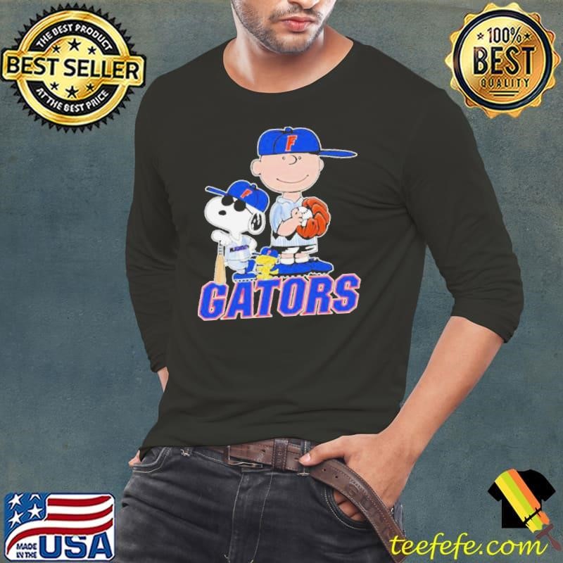 Peanuts Characters Florida Gators Baseball Shirt