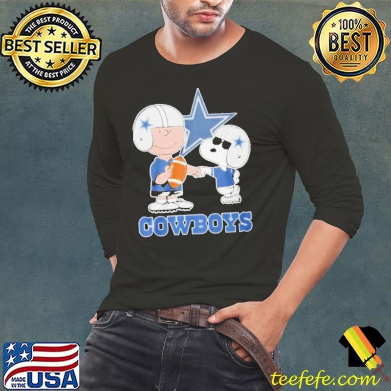 Peanuts Snoopy Fist Bump Charlie Brown Dallas Cowboys Shirt