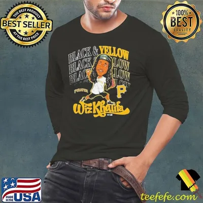 Pittsburgh Pirates x Wiz Khalifa Black And Yellow Vintage Shirt