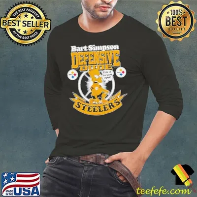 Pittsburgh Steelers Nfl Bart Simpson Defensive Dude 2024 shirt