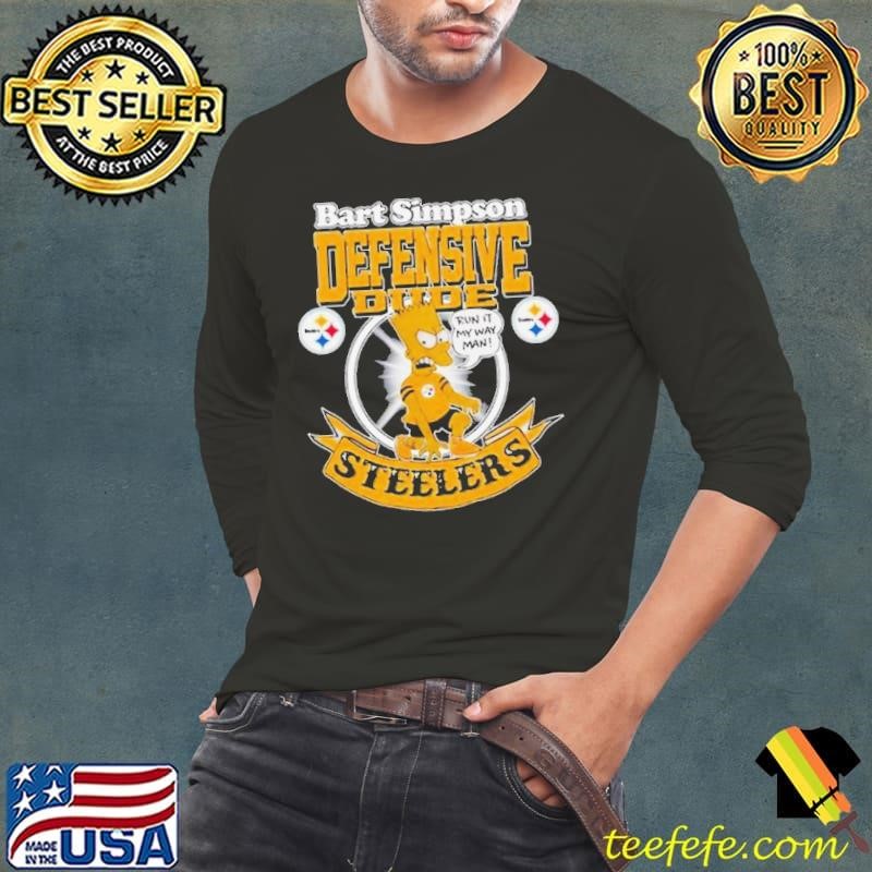 Pittsburgh Steelers Nfl Bart Simpson Defensive Dude 2024 shirt