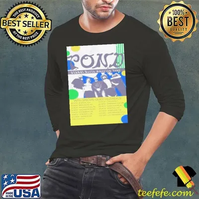 Pond Band North America Tour 2024 With Fazerdaze Poster shirt