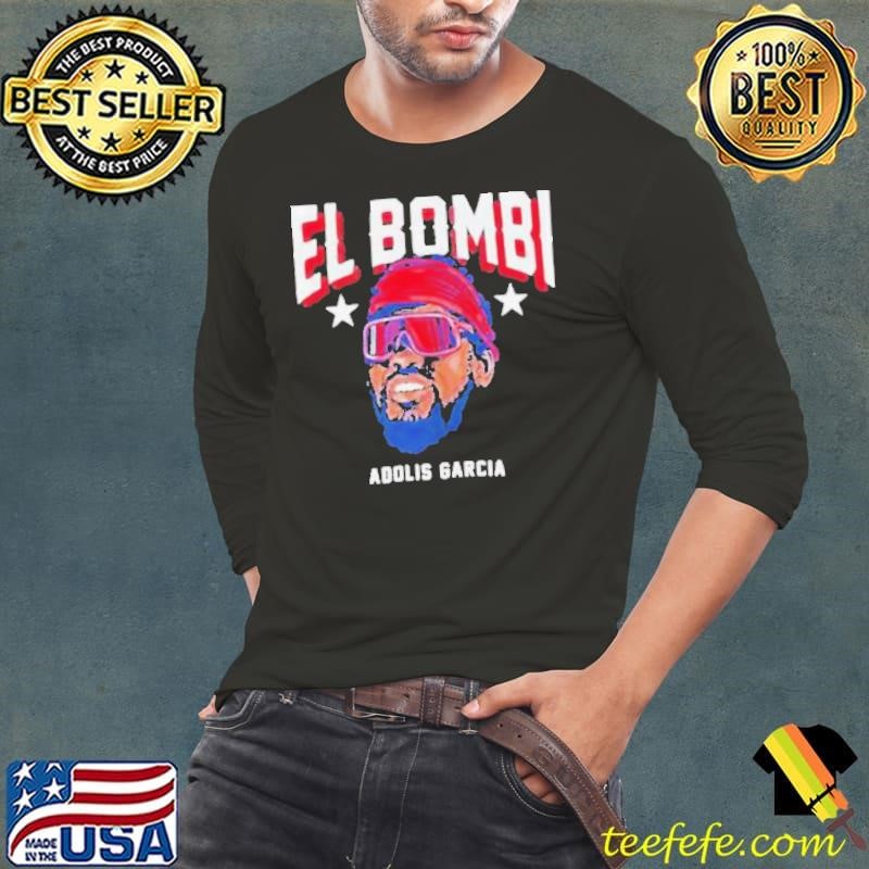 Rangers Adolis Garcia El Bombi Long Sleeve Tee