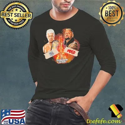 Rhodes vs Sikoa SummerSlam 2024 World Heavyweight Championship T-Shirt