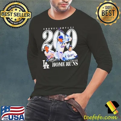 Shohei Ohtani Los Angeles Dodgers 200th Career Home Run Shirt
