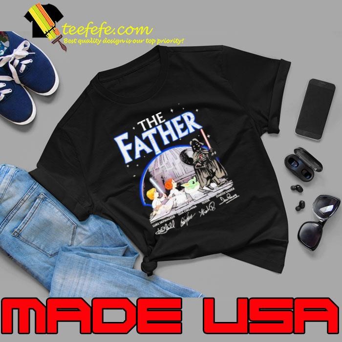 Star Wars The Father Darth Vader Luke Skywalker’s Leia Yoda Signatures shirt