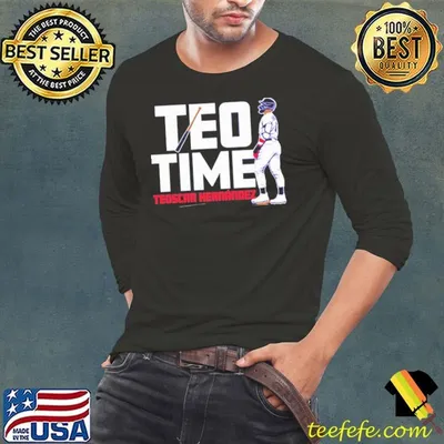 Teoscar Hernandez Teo Time Dominican professional baseball outfielder T-Shirt