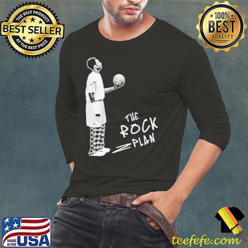 The rock plan street basketball Long Sleeve Tee