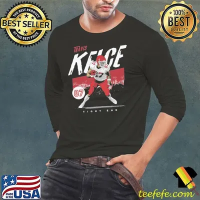 Travis Kelce an American football tight end Kansas City Grunge T-Shirt