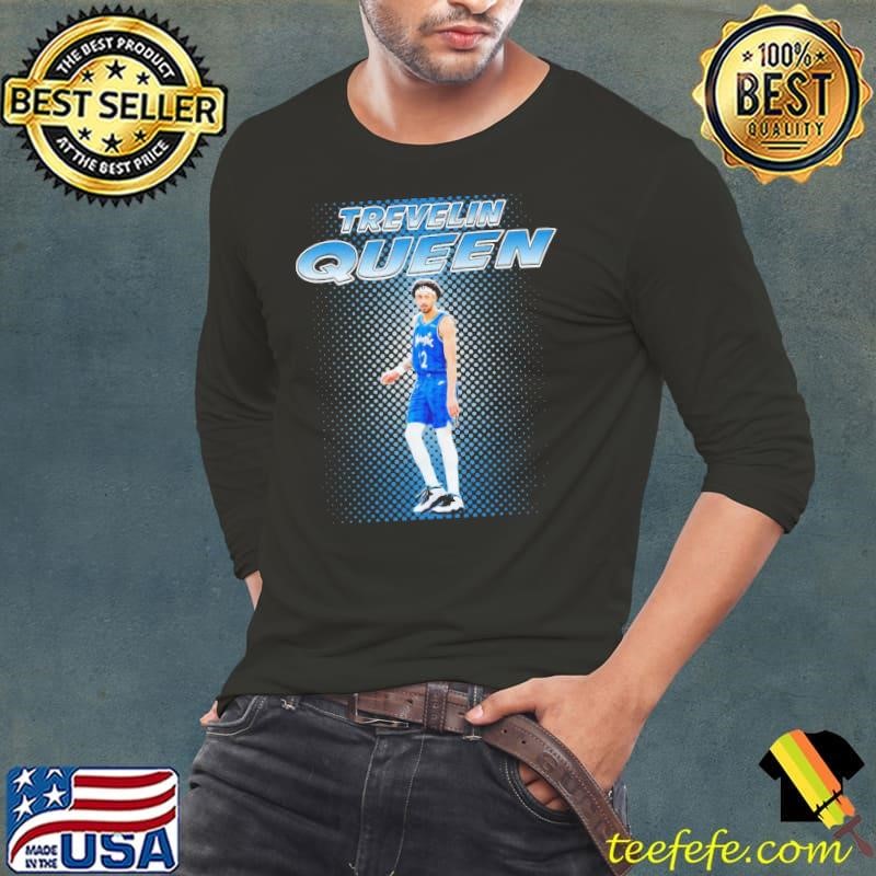Trevelin Queen Art American professional basketball player Orlando Magic Long Sleeve Tee