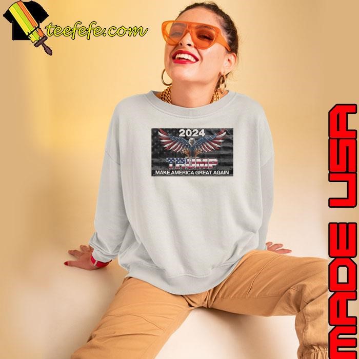 Trump 2024 Flag Make America Great Again Sweatshirt
