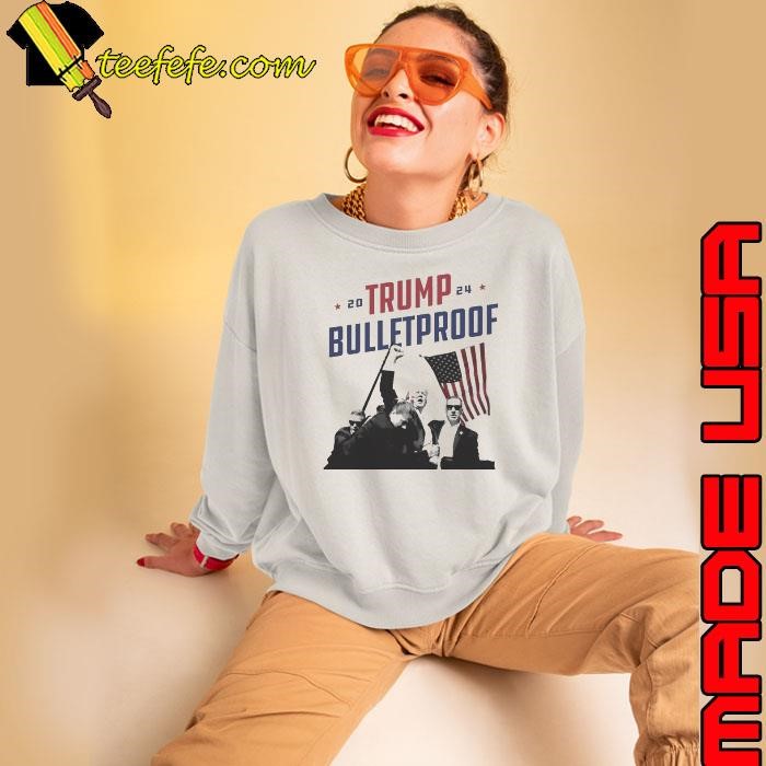 Trump Rally Shooting Trump Bulletproof 2024 shirt