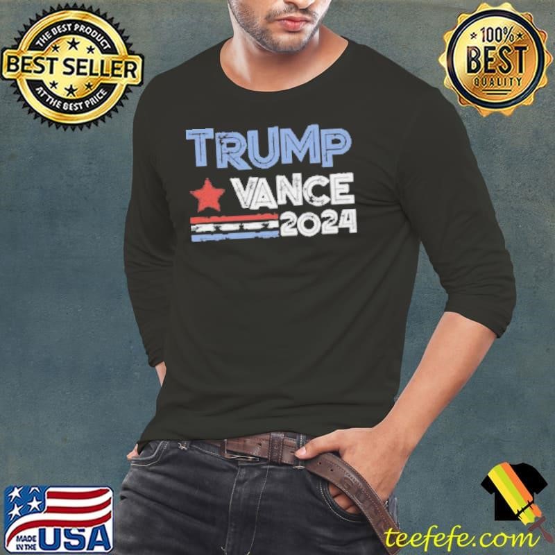 Trump Vance 2024 Make America Great Again Comfort Colors Trump 2024 Long Sleeve Tee
