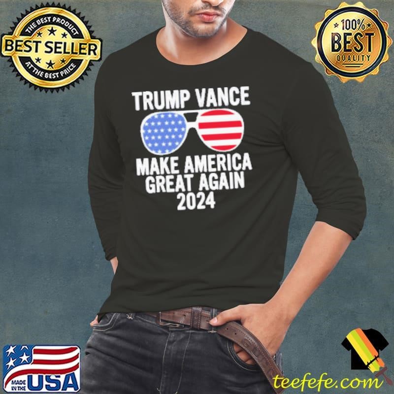 Trump Vance 2024 Make America Great Again Sunglasses Shirt