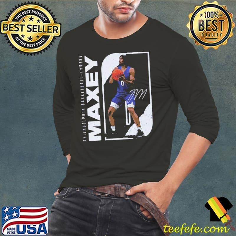 Tyrese Maxey Philadelphia Stretch American professional basketball player Long Sleeve Tee