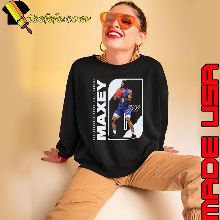 Tyrese Maxey Philadelphia Stretch American professional basketball player T-Shirt