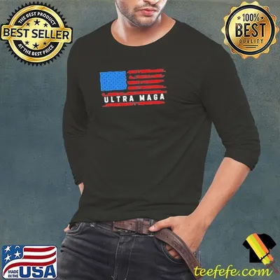 Ultra MAGA American Flag 2024 Republican Pro Trump Shirt