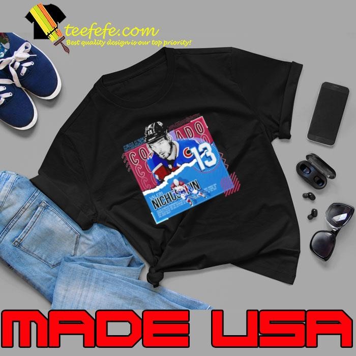Valeri nichushkin Russian professional ice hockey right winger Colorado Avalanche Unisex