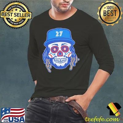 Vladimir Guerrero Jr. Sugar Skull Canadian-Dominican professional baseball first baseman T-Shirt