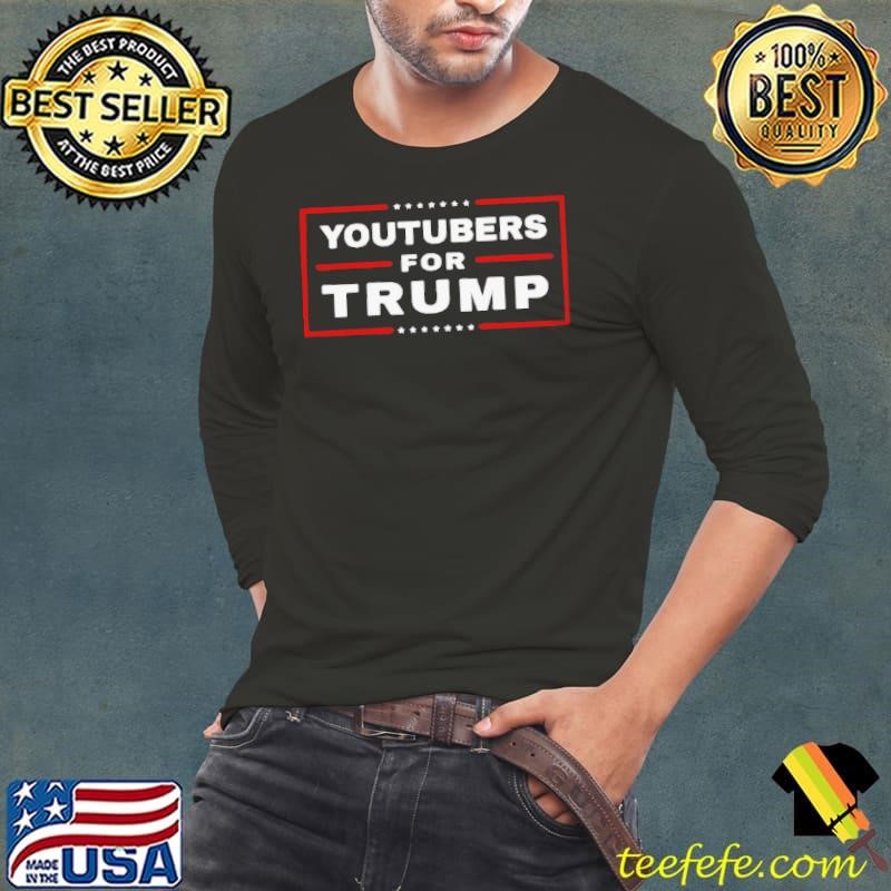 Youtubers For Trump 2024 Long Sleeve Tee