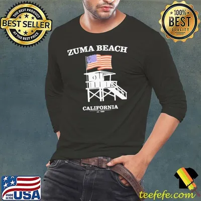 Zuma Beach California American Shirt