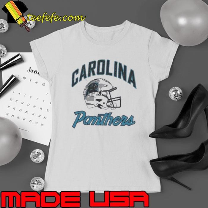’47 Men’s Carolina Panthers Shader Throwback White Crew shirt