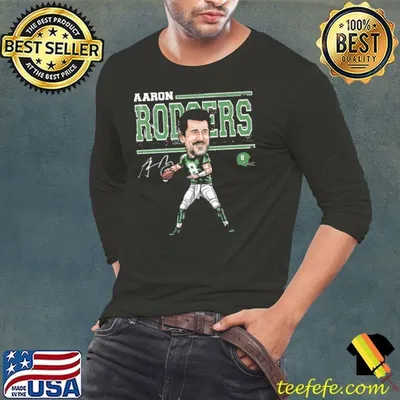 Aaron Rodgers New York J Cartoon American professional football quarterback T-Shirt
