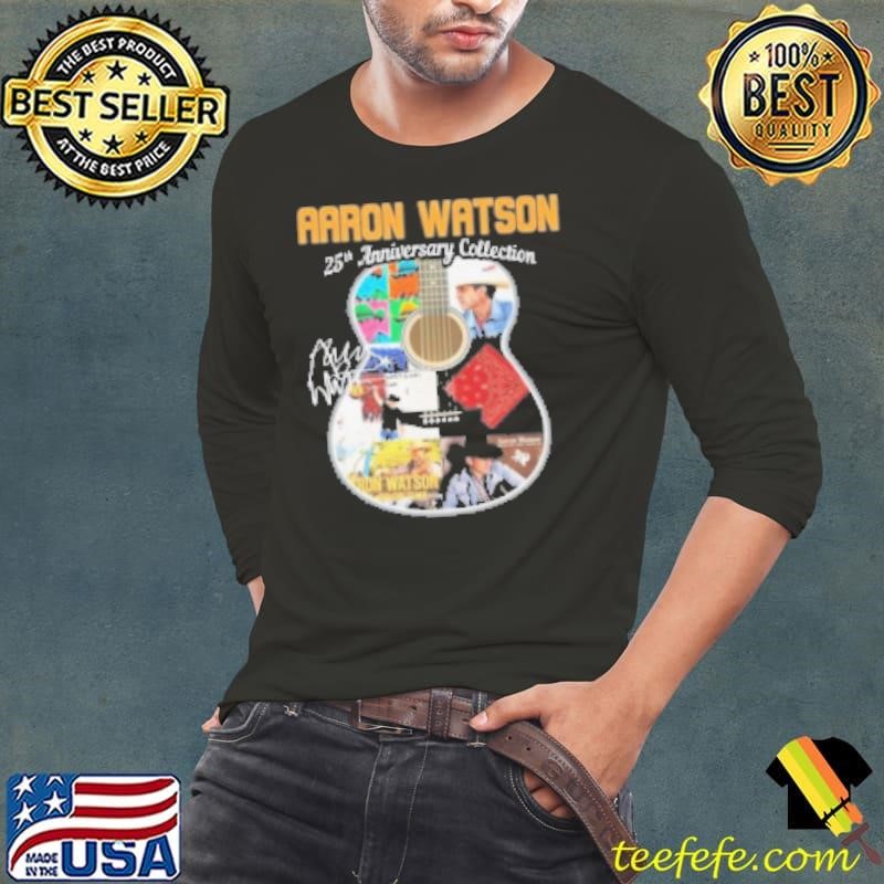 Aaron Watson 25Th Anniversary Collection Guitar Signatures Shirt