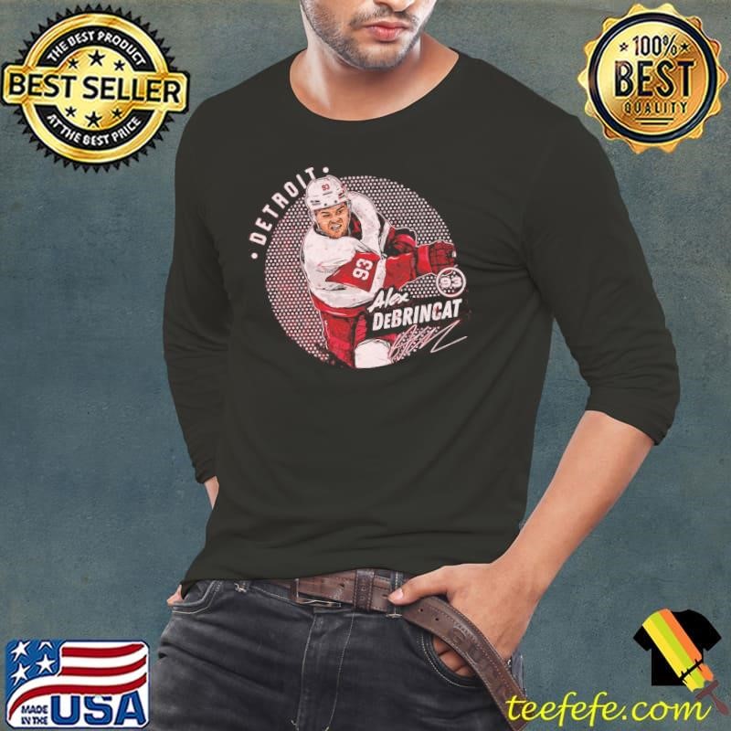 Alex Debrincat American professional ice hockey right winger Detroit Dots Long Sleeve Tee