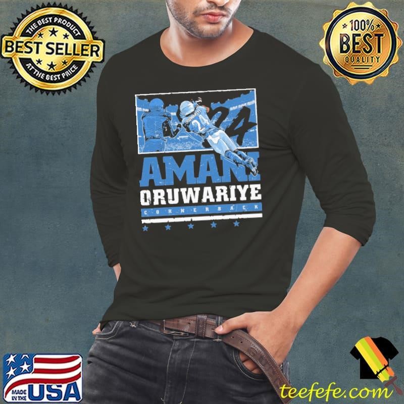 Amani Oruwariye an American football cornerback Detroit Interception T-Shirt